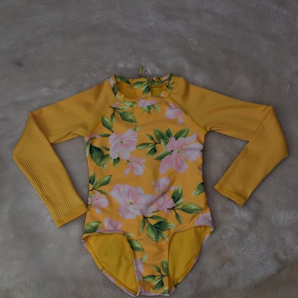 Old Navy Floral Long-sleeved Bathing suit - Picture 3 of 7